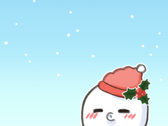 범쭈커플 눈사람 배경 짤