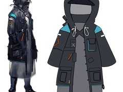 명일방주 독터(독타) 의상 참고자료