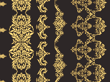 로판 복식 문양 브러쉬 전체 세트 (6)