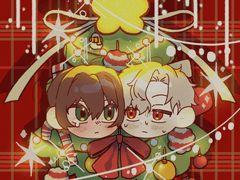 🎄 크리스마스 2인 SD 고정틀 커미션