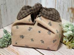 핸드메이드 도시락 주머니 겸 다용도 파우치