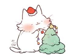 아기 고양이 크리스마스 프로필 사진 공유 (X,구트위터 한정 이용)