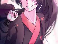 흐트러지는 매화 아래에서