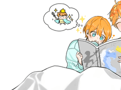 너만 보면 머리가 새하얘져버려, 흐아앙