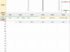 (EXCEL) 찐J가 만든 해외여행 계획표 (여행 템플릿)
