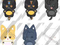 동물 솜인형 도안 커미션