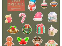 [굿노트 스티커]2022 크리스마스 굿노트 스티커