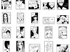 헌터헌터 칸만화 스티커