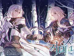 러프 일러스트 - 2인/반신