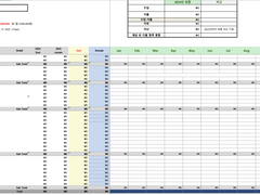 (EXCEL) 찐J가 만든 2024년 월별 엑셀 가계부 (템플릿)