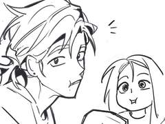 웹끝간 건수랑 희영이 만화