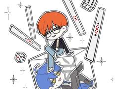 투명 마작패 2인 고정틀 커미션 (LD/SD움짤)