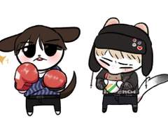 둘이서 땀 좀 식혀