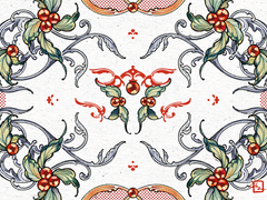 (유료) 줄기 장식 소스, 갈래의 흐름