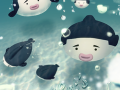 농테의 뿅어 그림들