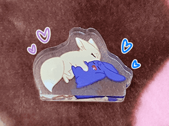 여우💜💙토끼 아크릴 키링/코롯토 도안 공유