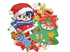 크리스마스 키링? 도안