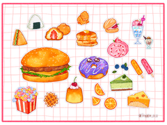 [굿노트OK] 디저트 스티커 배포