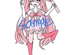 간단 엠디 단색커미션