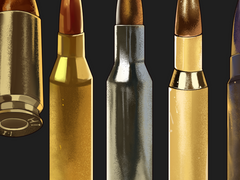 [웹툰, 일러스트 소재] 총알 브러쉬