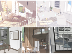 [스케치업] 10+4 종 현대식 주거공간 주택 원룸 아파트 세트