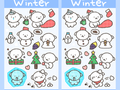 삐뚤빼뚤 강아지의 겨울 이야기