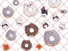 주술회전 사시스 빵 스티커 도안 (유료)