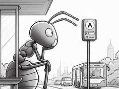 현대기술의 도움을 받아 만든 개미 이미지