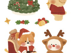 메리크리스마스 스티커