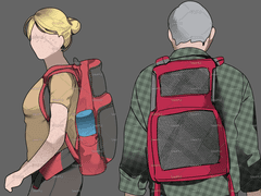 [ 웹툰, 일러스트 소재 ] 외국인 관광객 엑스트라 화상소재