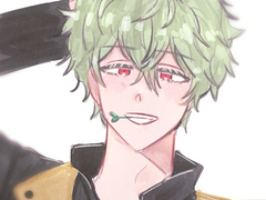 [아쿠네코] 하나마루, 페네스 낙서