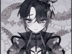 흉상 정면 커미션