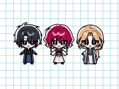 [새벽의 연화] 키링 도안 유료배포