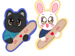 우진은재 키링 도안공유