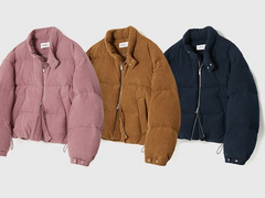 키뮤어 KIIMUIR 덕 다운 코듀로이 헤링턴 다운 점퍼