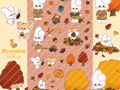 센치한 가을 스티커