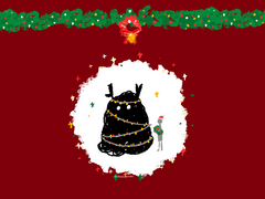 뮬리 크리스마스 버전 컴퓨터&핸드폰 배경화면 무료배포