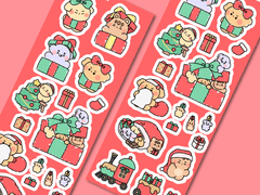 [굿노트 스티커] 크리스마스 선물 배포