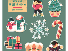 [굿노트 스티커]2023 크리스마스 굿노트 스티커