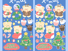 x-mas 스티커