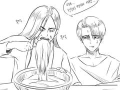 [진격의 거인 에렌/리바이] 내가 보고 싶은 에레리 모먼트 6