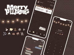 [플레이브] 12 메리플리스마스 카톡테마 (아이폰/갤럭시)