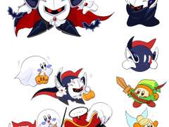 메타나이트 위주 할로윈 낙서