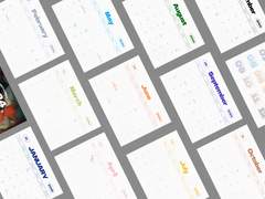 달력 표지, 내지 디자인