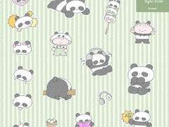 🎀shy panda sticker🐼