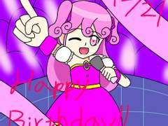 모모 생일 일러스트