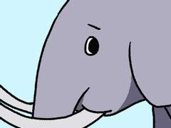 2. 코끼리, 쥐, 크다, 작다