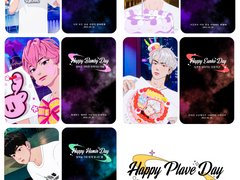 플레이브 생일 포카