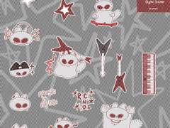 🐱my cat is rockstar sticker🎸