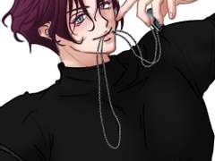 리카이 옷 뺏어입은 아마히코 낙서